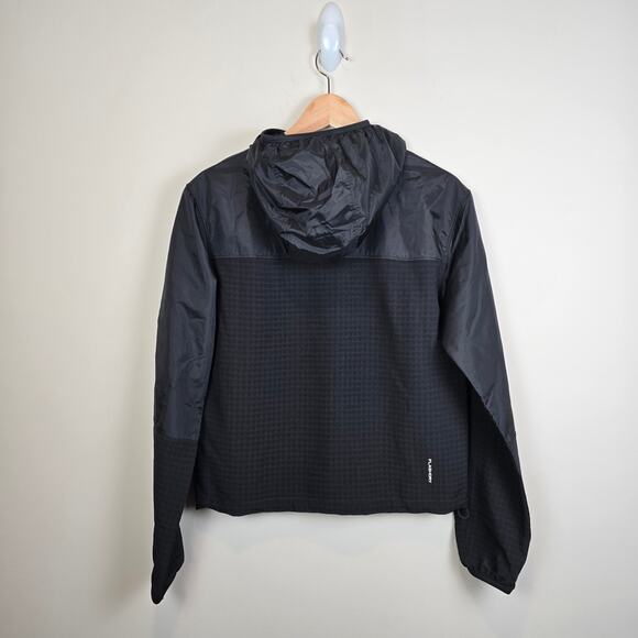 The North Face Womens Size M Tekware Grid Hybrid Full Zip Jacket Black Coat - Picture 5 of 6